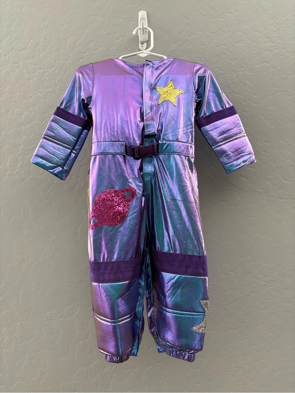 Pottery barn kids cosmic sparkle astronaut baby costume size 12-24 months